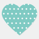 Search for aqua polka dot stickers White