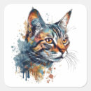 Search for tabby stickers Watercolor