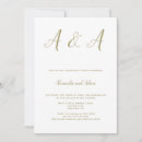 Search for gold rehearsal dinner invitations Modern