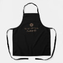 Search for text and logo aprons Black