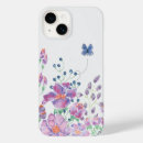 Search for floral butterfly cases Watercolor