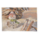 Search for cute snowman pillowcases Christmas tree