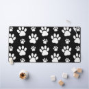 Search for black cat mousepads Pattern of paws