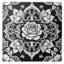 Search for gothic tiles Black and white