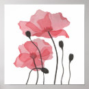 Search for red poppies art Minimalist