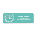 Search for lawyer return address labels Judge