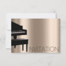 Search for piano concert invitations Modern
