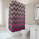Search for pink grey shower curtains Retro