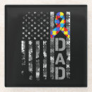 Search for autism coasters Dad