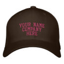 Search for brown baseball hats Text