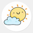 Search for kawaii sun stickers Cloud