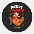 Search for funny merry stickers Santa