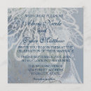 Search for silhouette wedding invitations Blue