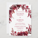 Search for crimson and white wedding invitations Couple