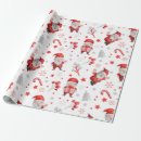 Search for claus wrapping paper Snowflakes