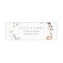 Search for wildflower return address labels Colourful