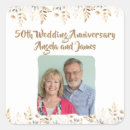 Search for floral golden anniversary stickers Couple