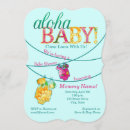 Search for die cut baby shower invitations Luau