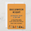 Search for spooky halloween invitations Orange and black