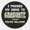 Search for gamer graduation stickers 2025