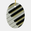 Search for pianist christmas tree decorations Black and white