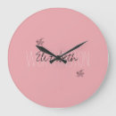 Search for blush pink floral clocks Girly