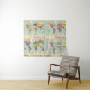 Search for world map tapestries Maps