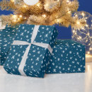 Search for blue and white stars wrapping paper Pattern