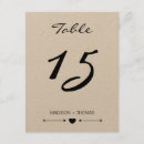 Search for kraft paper table cards Heart