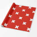 Search for switzerland wrapping paper White