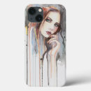 Search for woman portrait iphone cases Beautiful