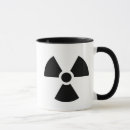 Search for radioactive symbol mugs Warning