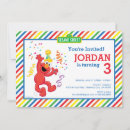 Search for sesame street birthday invitations Rainbow