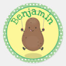 Search for cartoon potato stickers For kids