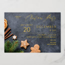 Search for silver and gold christmas invitations Modern elegant