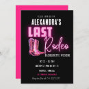 Search for pink cowboy boot invitations Bride