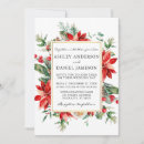 Search for poinsettia invitations Vintage