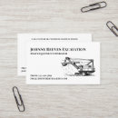 Search for heavy equipment business cards Builder