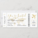 Search for black and white ticket invitations Boarding pass