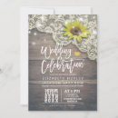 Search for sunflower shower wedding invitations Wood