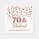 Search for red and gold napkins Party