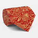 Search for gold paisley ties Vintage