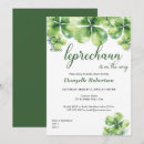 Search for wee invitations Leprechaun