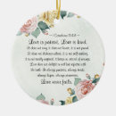 Search for one of a kind christmas tree decorations Love is patient