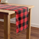 Search for buffalo check table runners Red