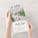 Search for modern suite wedding invitations Simple