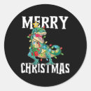 Search for christmas dinosaur stickers Winter