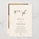 Search for elegant ivory wedding invitations Chic