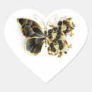 Search for heart with flowers stickers Gold