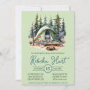 Search for camping bridal shower invitations Watercolor